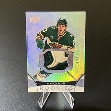 2022-23 Black Diamond Marco Rossi Exquisite Collection Rookie Patch RC #/99