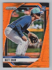 Matt Shaw Rookie 2025 Panini Prizm Orange Pulsar Prizms #/399 Chicago Cubs