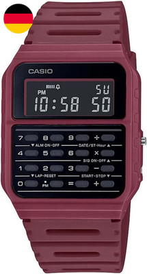 Casio Collection Retro Mens Digital Watch with Plastic Strap CA-53WF