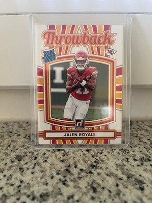 Panini Donruss 2025 NFL Jalen Royals Rated Rookie Throwback #No.50