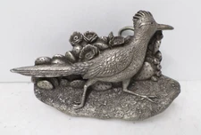 Vintage Roadrunner Belt Buckle Bergamot Brass Works D-149 Made In USA 1980