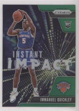 2020-21 Panini Prizm Instant Impact Green Prizm Immanuel Quickley #20 09pn