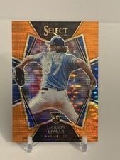 Jackson Kowar RC 2022 Select #108 Premier Level FOTL Orange Pulsar /16 KC ROYALS