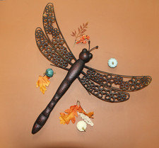 1-Giant Dragonfly Wall Hanging,Yard Art,Wood fence decor,nature themed GS-106
