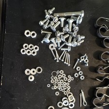 Rubber cushioned Loop Clamps (15) with Hardware New  