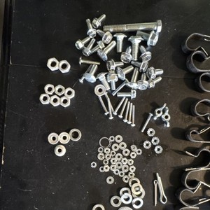Rubber cushioned Loop Clamps (15) with Hardware New  