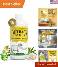 Gentle 16 oz Wool Wash - Ideal for Cashmere, Silk  Baby Items, Scent