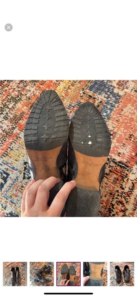 Donald Pliner Women's Darla Snakeskin Leather Chelsea Booties!! Size US 8 - Image 4 of 4