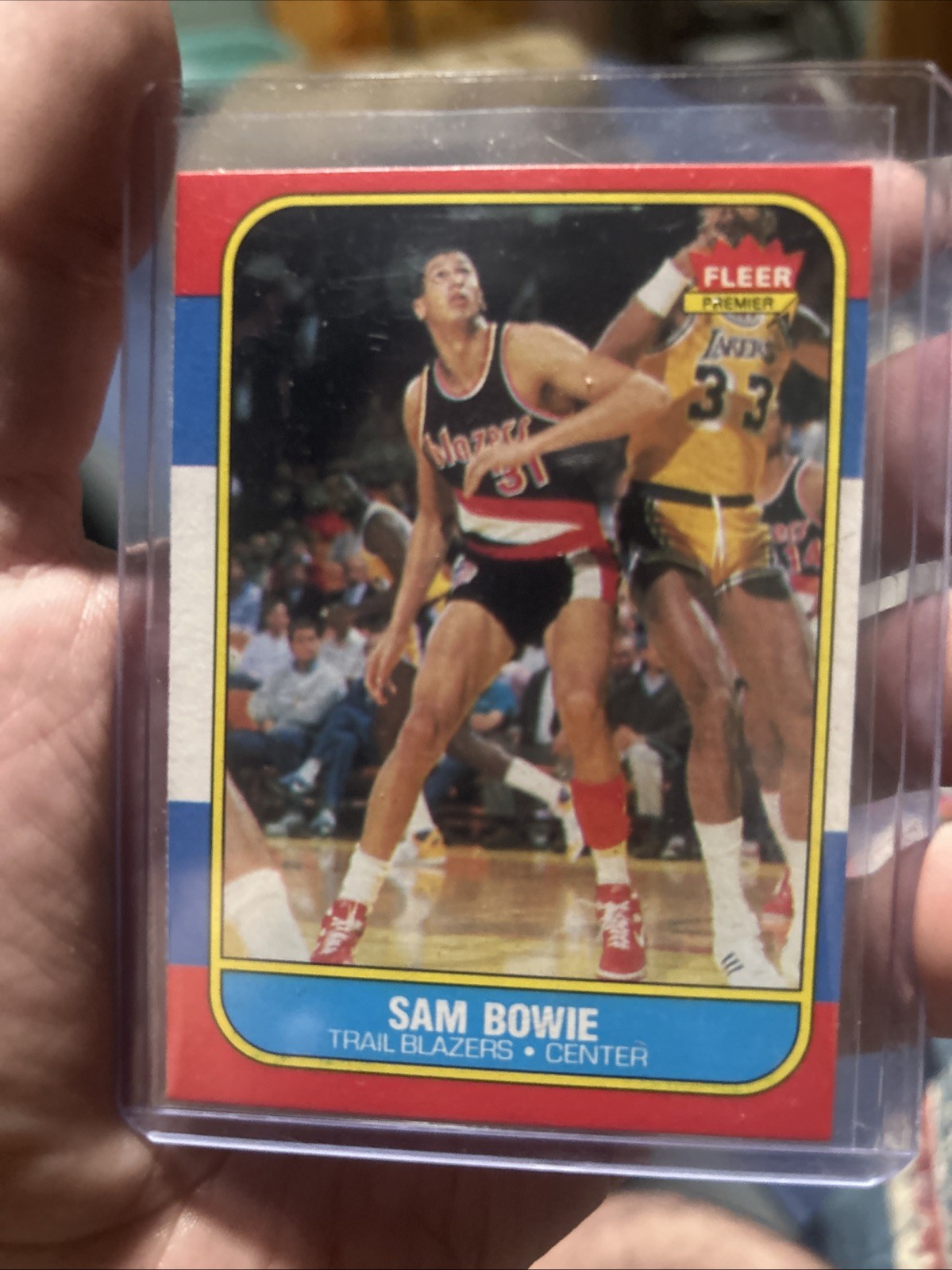 1986-87 Fleer - Sam Bowie #13