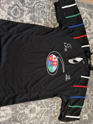 #ad LFR Live For Rugby 6 Nations Australia Black Jersey Shirt sz Medium M $16.99