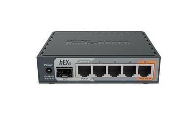 MikroTik RB760IGS 767677 hEX S with Dual Core 880MHz CPU, 256MB RAM, 5 Gigab ~E~