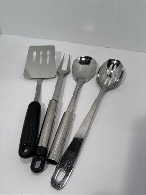 kitchen utensil set stainless steel