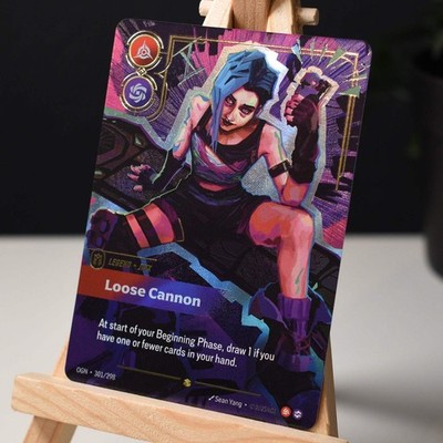 Riftbound Jinx Loose Cannon Overnumbered 301/298 Englisch NM