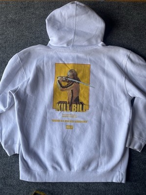 Men s Huf Kill Bill Hoodie Sweatshirt White Size XXL Miramax Double Sided