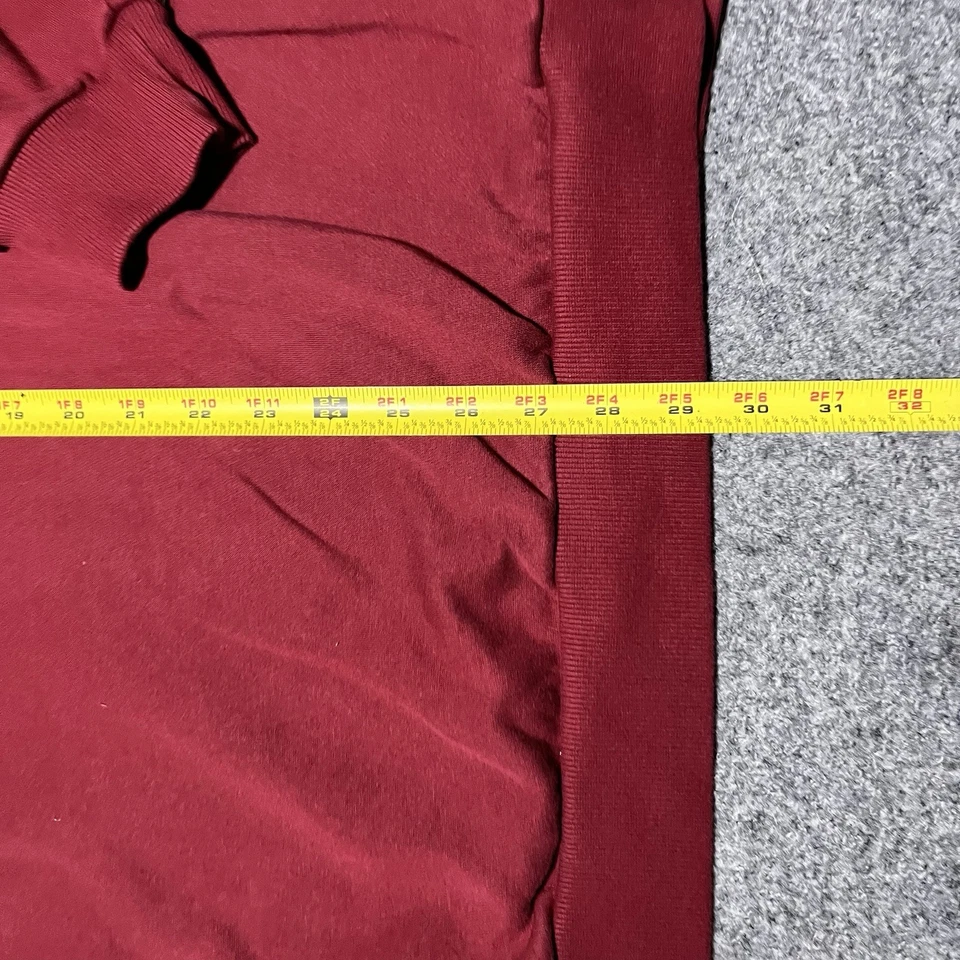 Adidas Sudadera Mujer 3X Rojo Pullover 3 Rayas Cuello Redondo Polar Suéter Foto 3 de 4