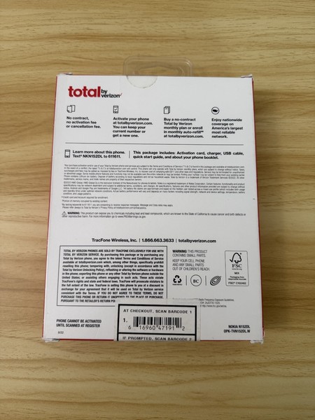 Teléfono inteligente prepago Nokia C100 32GB Negro TracFone/Walmart 2