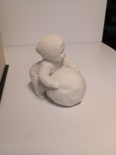 Lot Of 2 Dept 56 Snow babies I Can Touch My Toes And I'm Making Snowballs - Picture 4 of 14