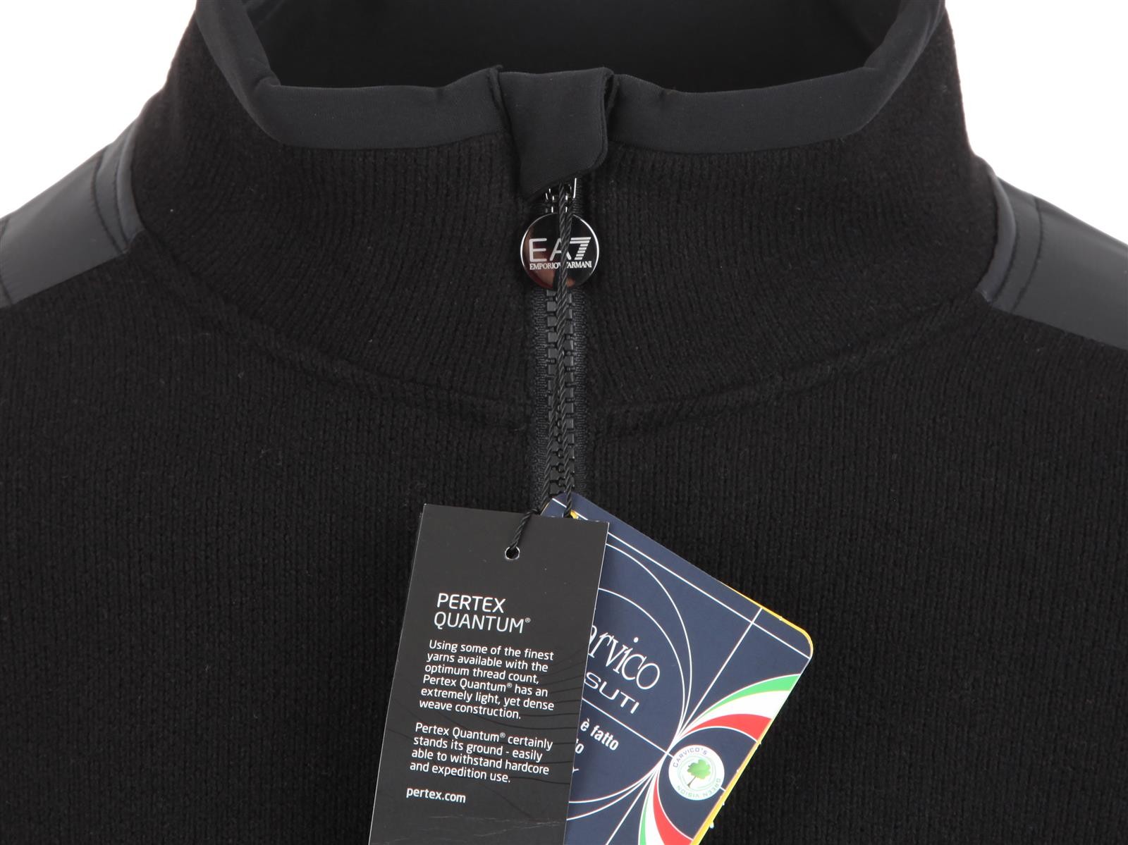 Emporio Armani EA7 men's functional fleece track jacket Pertex Quantum size M image 2