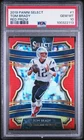 2019 PANINI SELECT RED PRIZM #1 TOM BRADY 43/99 PSA 10