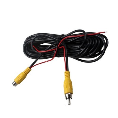 Rückfahrkamera Verlängerungskabel RCA Kabel Video Audio 6 Meter Cinch 12V Strom