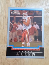 2004 Bowman JARED ALLEN Rookie Card RC #223 Kansas City Chiefs. rookie card picture