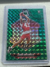 2024 Panini - Mosaic Football Chris Braswell RC Green Mosaic