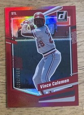 2023 Panini Donruss - Vince Coleman #184 Holo Red /2023