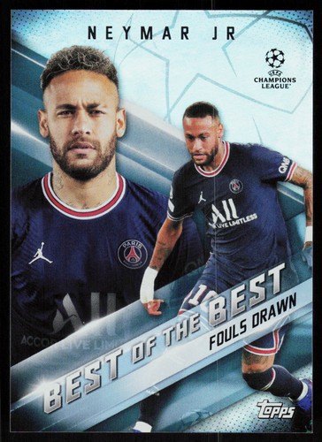 2021-22 Topps UEFA Champions League #BB-02 Neymar Jr Best of The Best