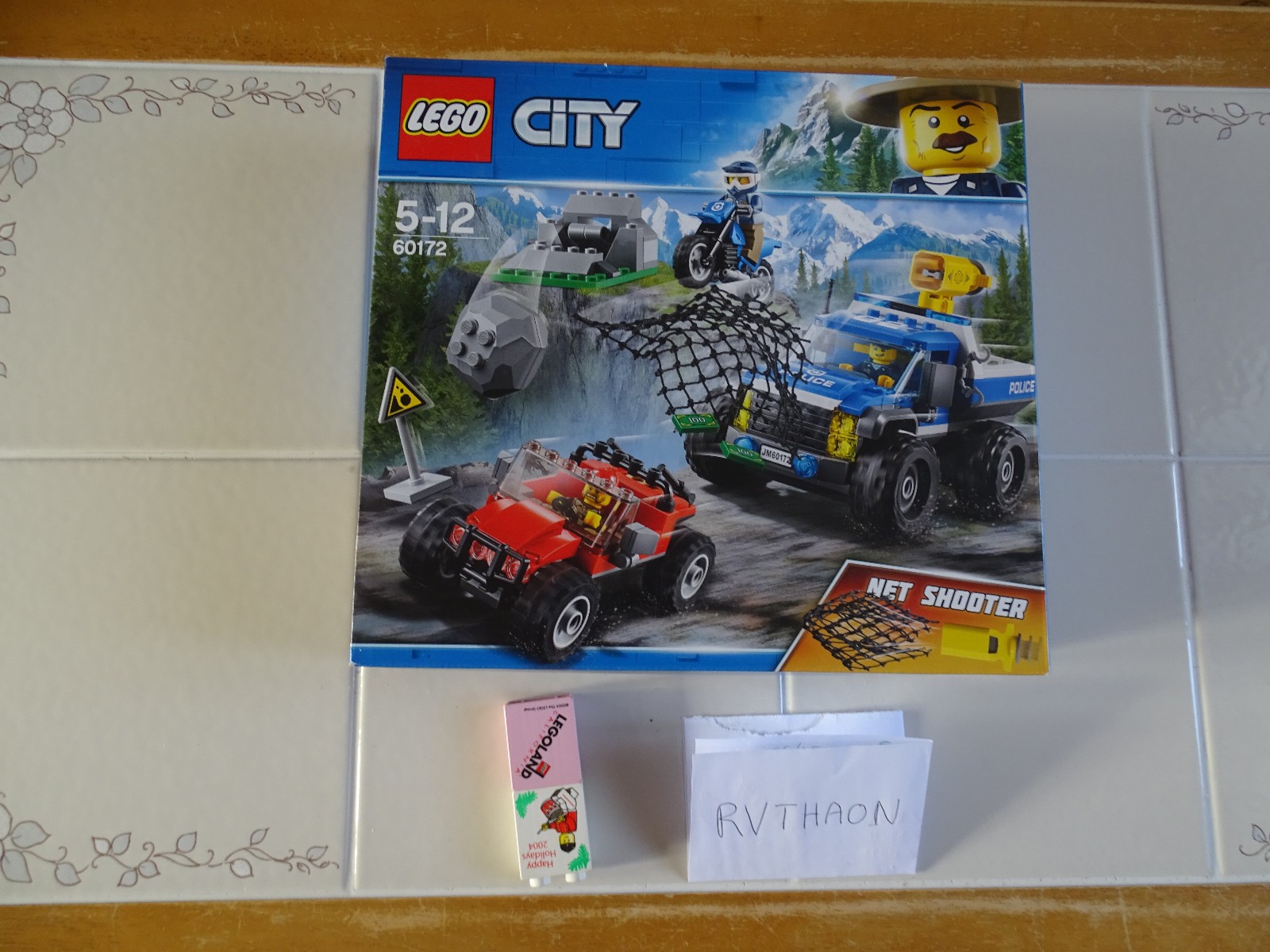 CITY 60172 DIRT ROAD PURSUIT - LEGO lance-filet et véhicules tout-terrain