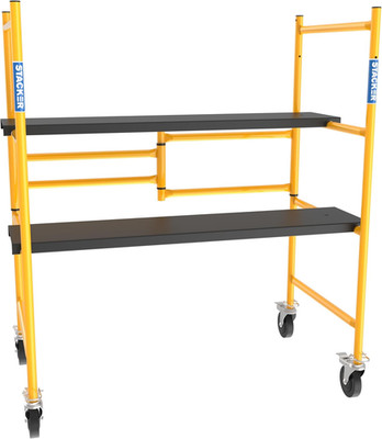 4FT High Portable Scaffold, 500 Lb Capacity, Indoor DIY Work Platform for Home P