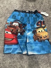 NWT Disney Cars Swim Trunks Shorts 4T UPF 50 