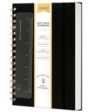 Dot Grid Spiral Notebook A5 Bullet Dotted B - - A5, Black