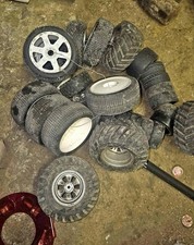 Huge joblot off rc wheels and tyres for 1/10 scale trucks and cars