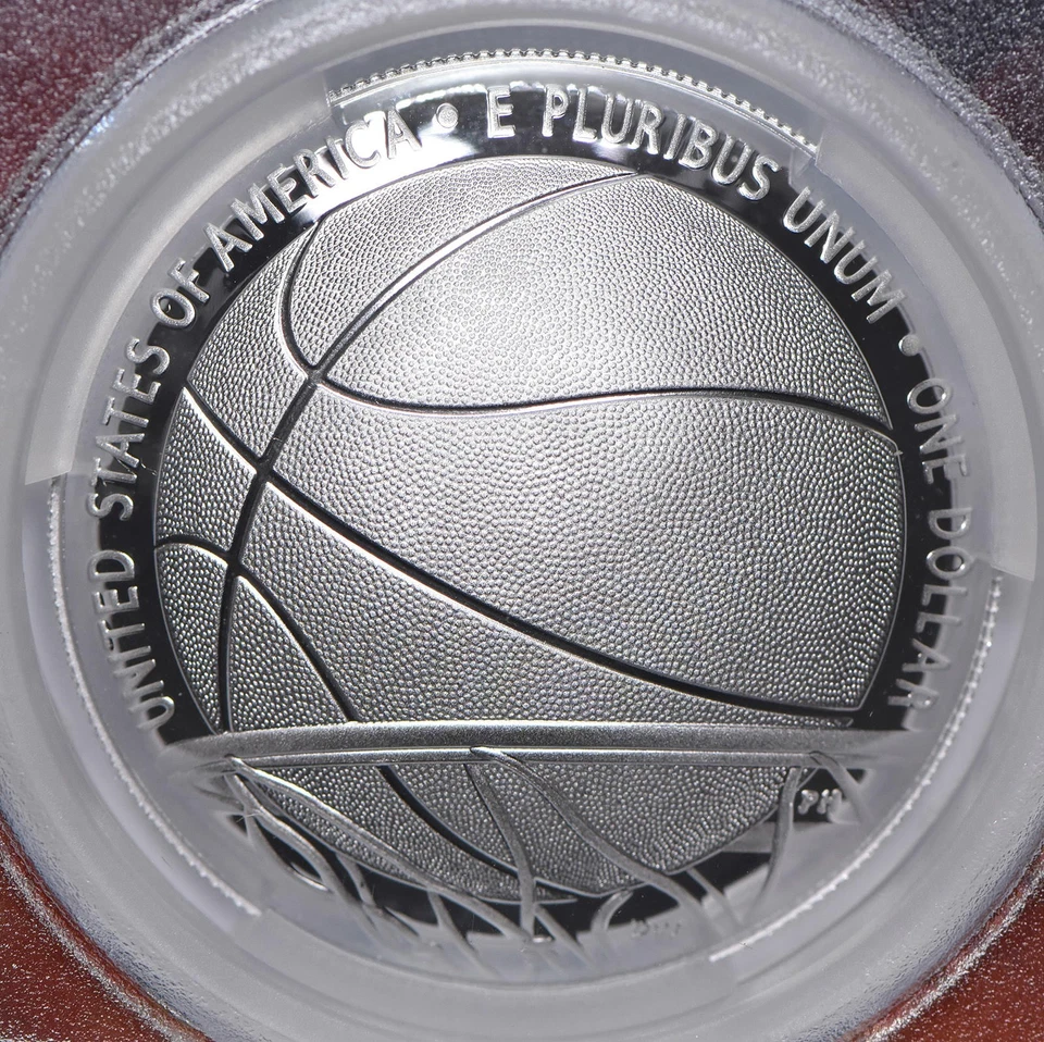 PR70 2020-P DAVID ROBINSON SIGNED Basketball HOF Commemorative Dollar PCGS *2322 - Image 4 of 4