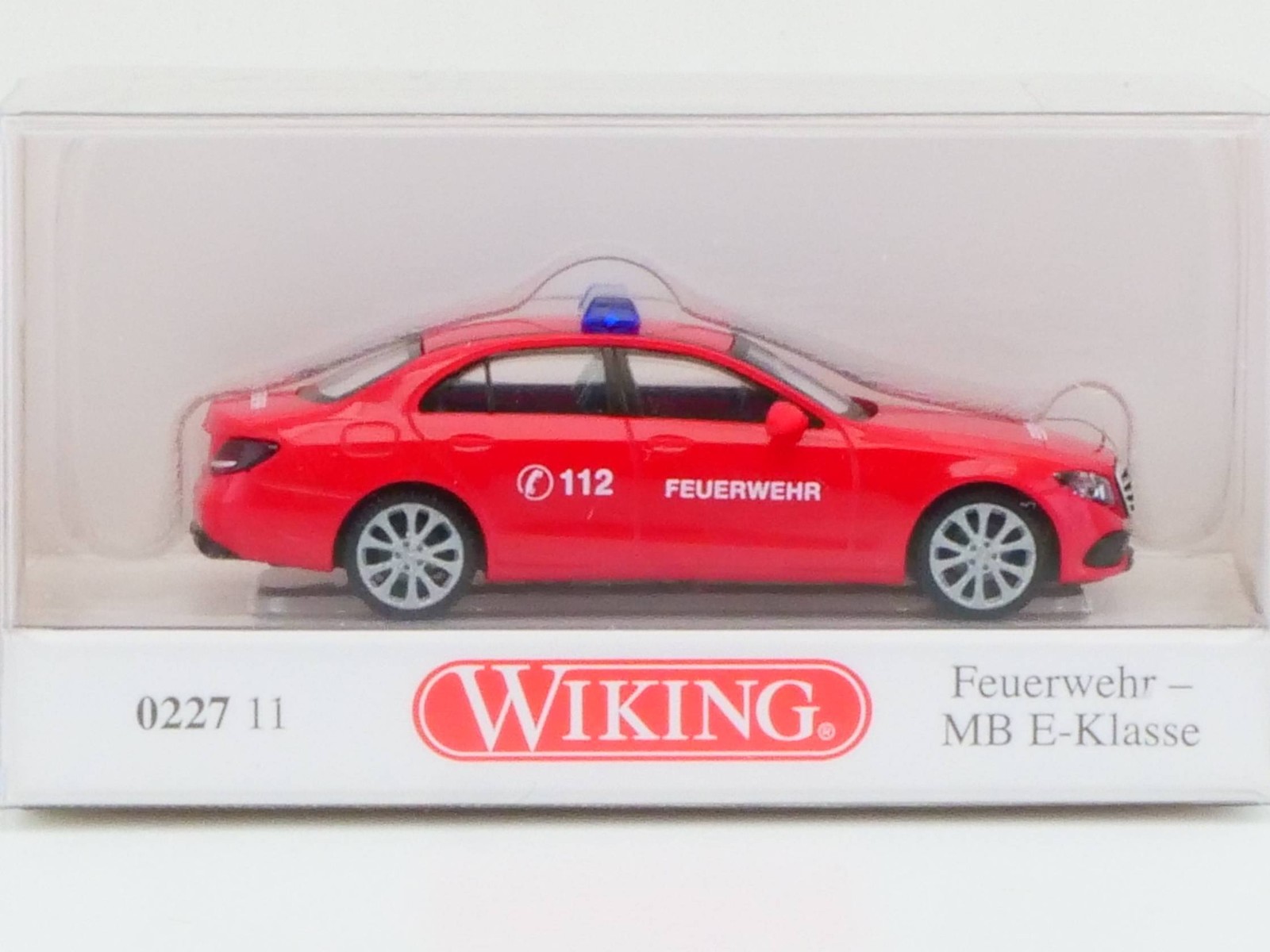 Wiking 022711 MB E-Class W 213 Exclusive Fire Brigade Mint! OVP 1704-06-25