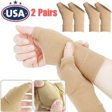 2  Compression Gloves Joint Care Thumb Support Wrist Brace Arthritis Pain Relief