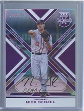 2016 Panini Elite Extra Edition Aspirations Purple /100 Nick Senzel #2 Auto 0g4