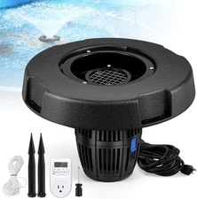 Pond Fountain Aerator, 5000GPH Floating Fountain Pump for Large Pond, 33FT Power