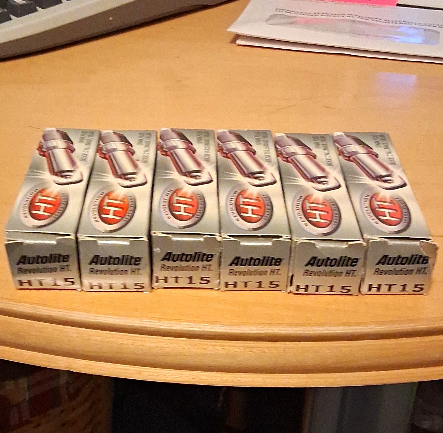 Autolite Revolution HT 15  NOS Six Spark Plugs