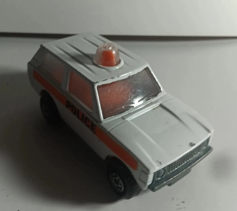 Vintage 1975 Matchbox Lesney Rolamatics No 20 POLICE PATROL Diecast Car White - Image 2 of 4