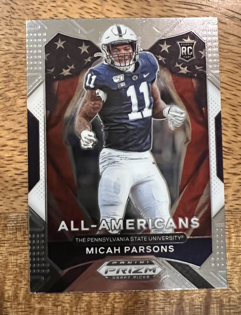 2021 Panini Prizm Draft Picks - All-American Micah Parsons #188 (RC)