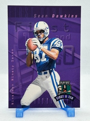 Sean Dawkins 1997 Playoff First & Ten #212 - Indianapolis Colts