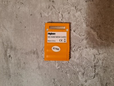 Nintendo Gamecube Memory Card 64 MB   BigBen Orange