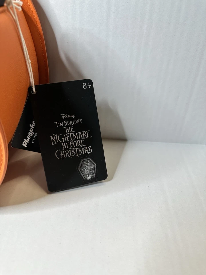 Cartera Bandolera Loungefly Disney Pesadilla Antes de Navidad Jack Brillo Oscuro Nueva con Etiquetas Foto 2 de 4