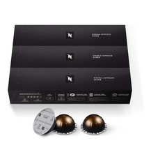 Nespresso Capsules Vertuo, Double Espresso Scuro, Dark Roast Espresso Coffee,Bre