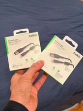 Belkin BOOST CHARGE Braided to USB-A Cable 3.3 Feet - QUANTITY 2 