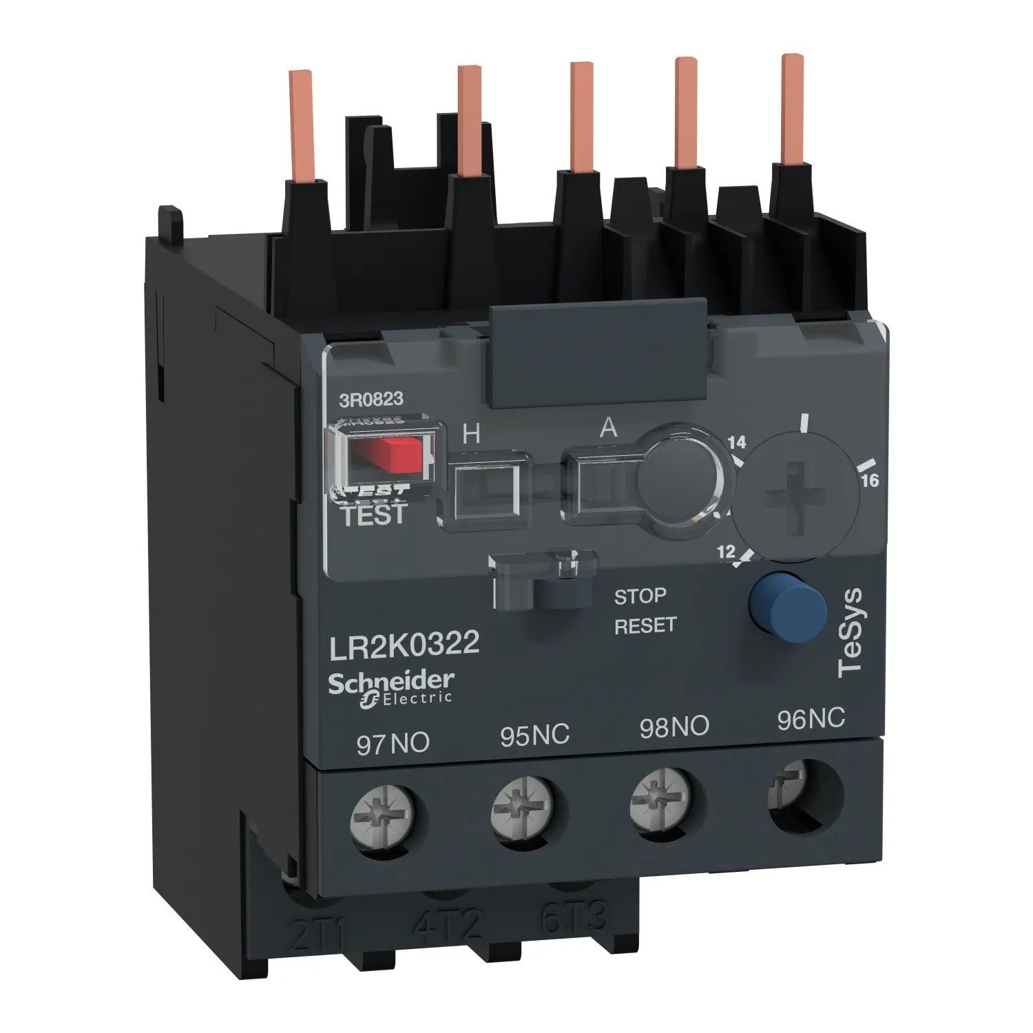 Schneider LR2K0322 - TeSys K overload relay 12-16 class 10 - Lot of 10