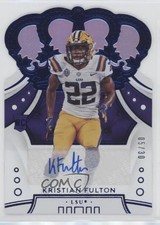 2020 Panini Chronicles Draft Picks Blue Signatures 5/30 Kristian Fulton Auto 9r9