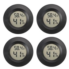Mini Hygrometer Digital Thermometer Humidity Meter Black
