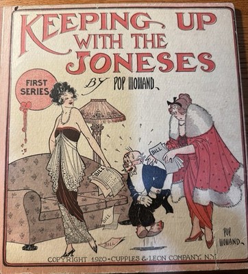 Vintage  ''Keeping Up With The Joneses'' by Pop Momand 1st Series 1920 